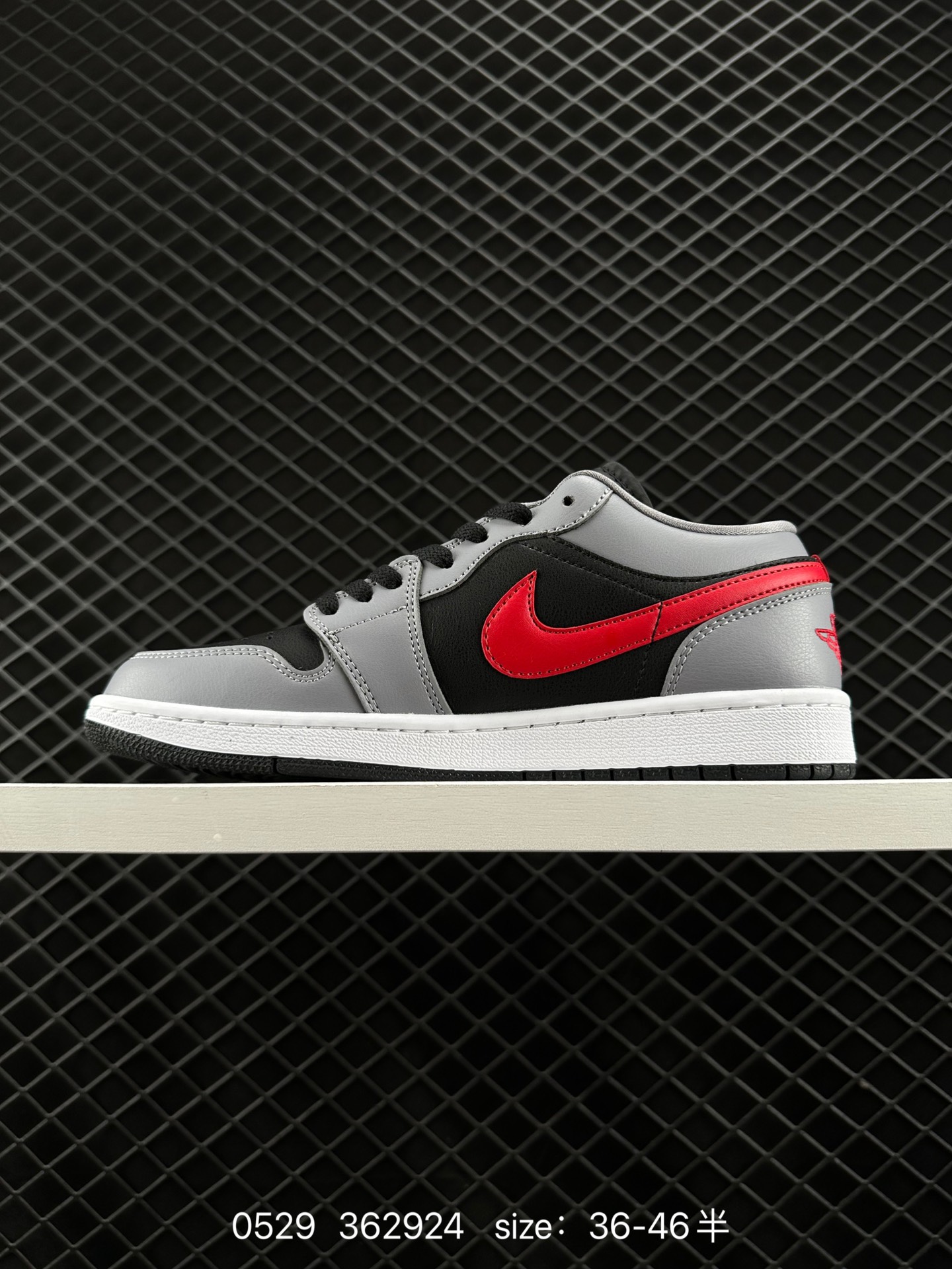 NK Air Jordan 1 Low SE”Phantom Denim Swoosh“